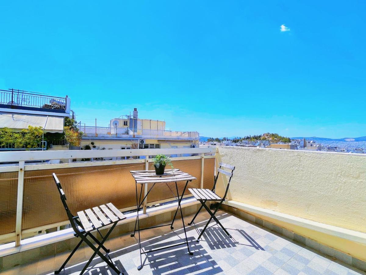 אתונה Wsd Luxury Stylish 1Bd Apt With City View Balcony מראה חיצוני תמונה