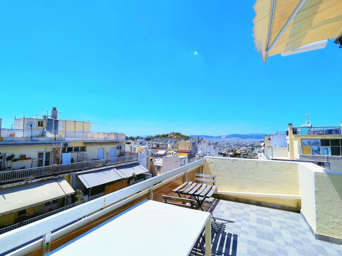 אתונה Wsd Luxury Stylish 1Bd Apt With City View Balcony מראה חיצוני תמונה