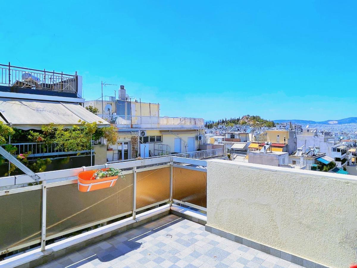 אתונה Wsd Luxury Stylish 1Bd Apt With City View Balcony מראה חיצוני תמונה